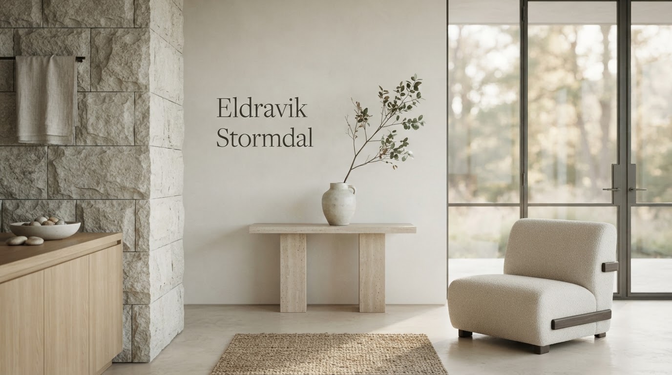 Eldravik Stormdal – steintekstur i mykt lys, et bilde som symboliserer ro og presisjon i analysearbeidet